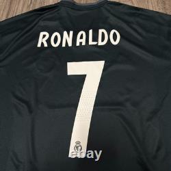 Adidas Ronaldo #7 Real Madrid 18/19 Away Jersey Xlarge Only Cg0584 Navy Blue