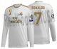 Adidas Ronaldo Real Madrid Uefa Champions League Long Sleeve Home Jersey 2019/20