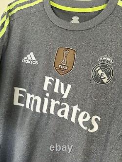 Adidas Ronaldo Shirt Jersey Real Madrid 15/16 Away Size Large Long Sleeve