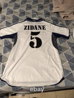 Adidas Teka Vintage 1998/2000 Real Madrid Size L Zidane #5 Jersey Original