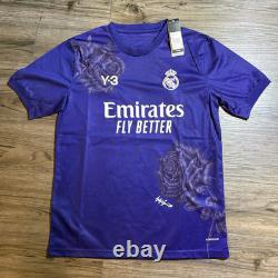 Adidas Y-3 Real Madrid 120 Aniversario Jersey Mens L Purple Soccer Licensed