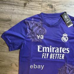 Adidas Y-3 Real Madrid 120 Aniversario Jersey Mens L Purple Soccer Licensed