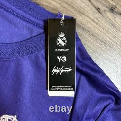 Adidas Y-3 Real Madrid 120 Aniversario Jersey Mens L Purple Soccer Licensed