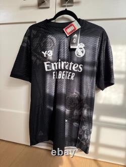 Adidas Y-3 Real Madrid 2023/24 Black Authentic Jersey size M Brand New