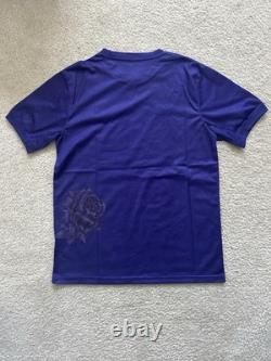 Adidas Y-3 Real Madrid Purple Short Sleeve Polyester Soccer Jersey Size L