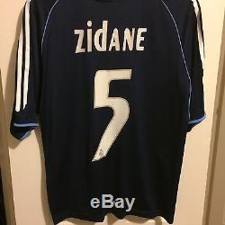 Adidas Zinedine Zidane Zizou Real Madrid Away Jersey Size US Small
