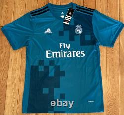 Adidas jersey 2017-2018 Real Madrid Ronaldo, #7, size L, blue, new with tag