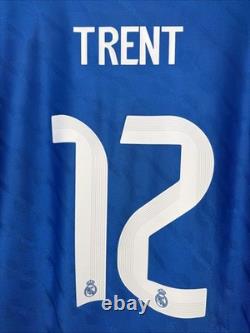 Alexander-Arnold #12 Mens LARGE Adidas Real Madrid Third Authentic UCL Jersey