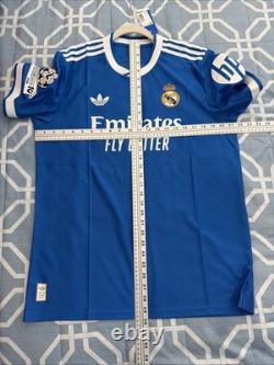 Alexander-Arnold #12 Mens LARGE Adidas Real Madrid Third Authentic UCL Jersey