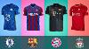 All New Football Kits 2021 22 For Barcelona Real Madrid Juventus Man City And Many More Club