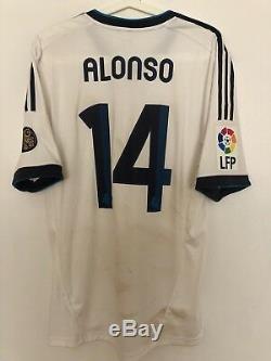 Alonso2013/01/12 Real Madrid Vs Osasuna La Liga Match Worn Dirty Shirt Jersey