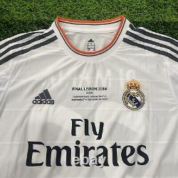 Ángel Di María 2014 Real Madrid Champions League Final Home Retro Jersey