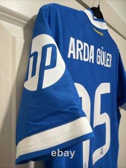 Arda Guler #15 Mens MEDIUM Adidas Real Madrid Third Authentic UCL Jersey