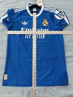 Arda Guler #15 Mens MEDIUM Adidas Real Madrid Third Authentic UCL Jersey