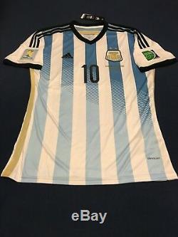 Argentina Messi Soccer Jersey World Cup Brasil 2014 Barcelona Real Madrid Mexico
