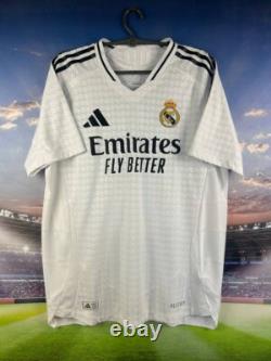 Asencio Real Madrid Jersey AUTHENTIC Home Football Shirt 2024 Adidas Men SZ L