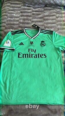 Asensio #20 Real Madrid Super Copa Away Jersey MENS LARGE
