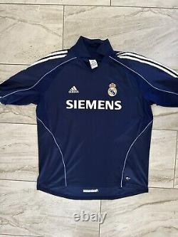 Authentic Adidas David Beckham Real Madrid 2005-06 Away Soccer Jersey XL 109856