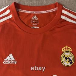 Authentic Adidas Raul Real Madrid 2011-12 Jersey Champions League Patch Large