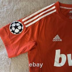 Authentic Adidas Raul Real Madrid 2011-12 Jersey Champions League Patch Large