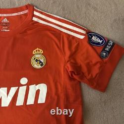 Authentic Adidas Raul Real Madrid 2011-12 Jersey Champions League Patch Large