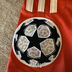 Authentic Adidas Raul Real Madrid 2011-12 Jersey Champions League Patch Large