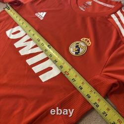 Authentic Adidas Raul Real Madrid 2011-12 Jersey Champions League Patch Large