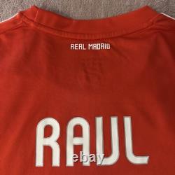 Authentic Adidas Raul Real Madrid 2011-12 Jersey Champions League Patch Large