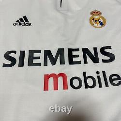 Authentic Beckham Real Madrid 03/04 Home Size XL adidas Soccer Jersey