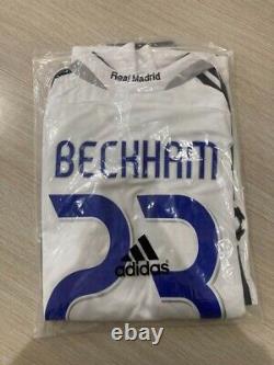 Authentic Beckham Real Madrid Adidas Soccer Jersey Shirt L/S 06/07 #23 Size L