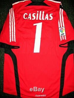 Authentic Casillas Real Madrid Jersey 2005 2006 Porto Spain Shirt Camiseta L