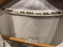 Authentic Cristiano Ronaldo Adidas Real Madrid Jersey 2011/12 Home White Gold M