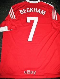 Authentic David Beckham MATCH FOR CHILDREN Jersey Shirt Real Madrid Manchester