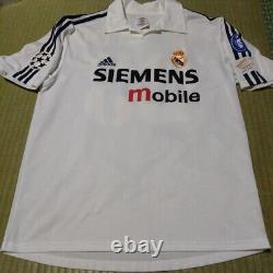 Authentic David Beckham Real Madrid 02/03 Size M adidas Soccer Jersey Vintage
