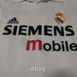 Authentic David Beckham Real Madrid 02/03 Size M adidas Soccer Jersey Vintage