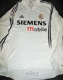 Authentic Figo Real Madrid Jersey 2004 2005 Camiseta Shirt Portugal Inter L