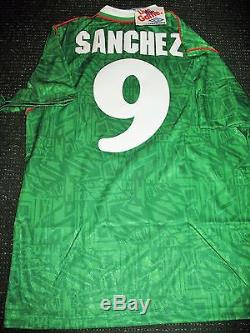 Authentic Hugo Sanchez Mexico Umbro 1994 Jersey Camiseta Shirt Real Madrid BNWT