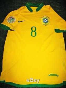 Authentic Kaka Brazil Real Madrid 2006 WC Jersey Shirt Camiseta Maglia Milan M