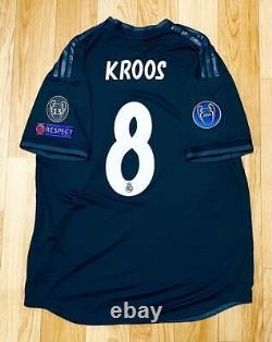 Authentic Kroos Real Madrid 18/19 Away Size XL adidas Soccer Jersey