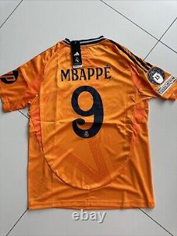 Authentic Kylian Mbappe Real Madrid Player Version Away Jersey Size Medium