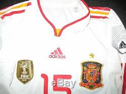 Authentic Ramos Spain vs USA 2011 Match Worn Jersey Shirt Camiseta Real Madrid