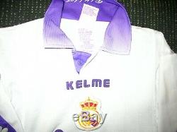 Authentic Raul Real Madrid Kelme 1997 1998 Jersey Spain Camiseta Trikot Shirt L