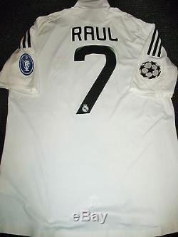 Authentic Raul Real Madrid MATCH WORN Jersey 2008 2009 Shirt Camiseta Spain