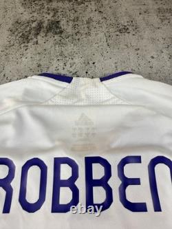 Authentic Real Madrid 2007/08 Home #11 Robben Sz L Adidas Classic Football shirt