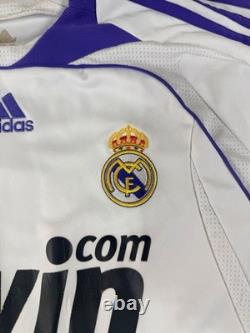 Authentic Real Madrid 2007/08 Home #11 Robben Sz L Adidas Classic Football shirt
