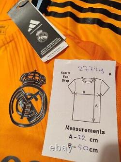 Authentic Real Madrid 2024 2025 away Size M Adidas shirt jersey soccer football
