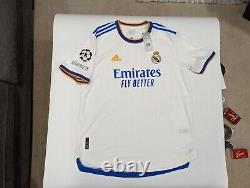 Authentic Real Madrid 21/22 Champions League Winning Season Collection Size XL