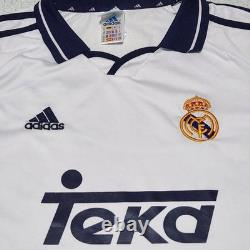 Authentic Real Madrid Adidas 2000/2001 Home Soccer Jersey Mens Sz L Football Kit
