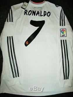 Authentic Real Madrid Ronaldo 2013 2014 Jersey Camiseta Shirt Maglia XL BNWT LS