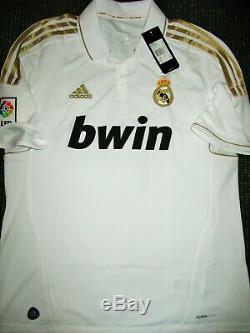 Authentic Ronaldo Adidas Real Madrid Jersey 2011 2012 Gold Shirt Camiseta L BNWT